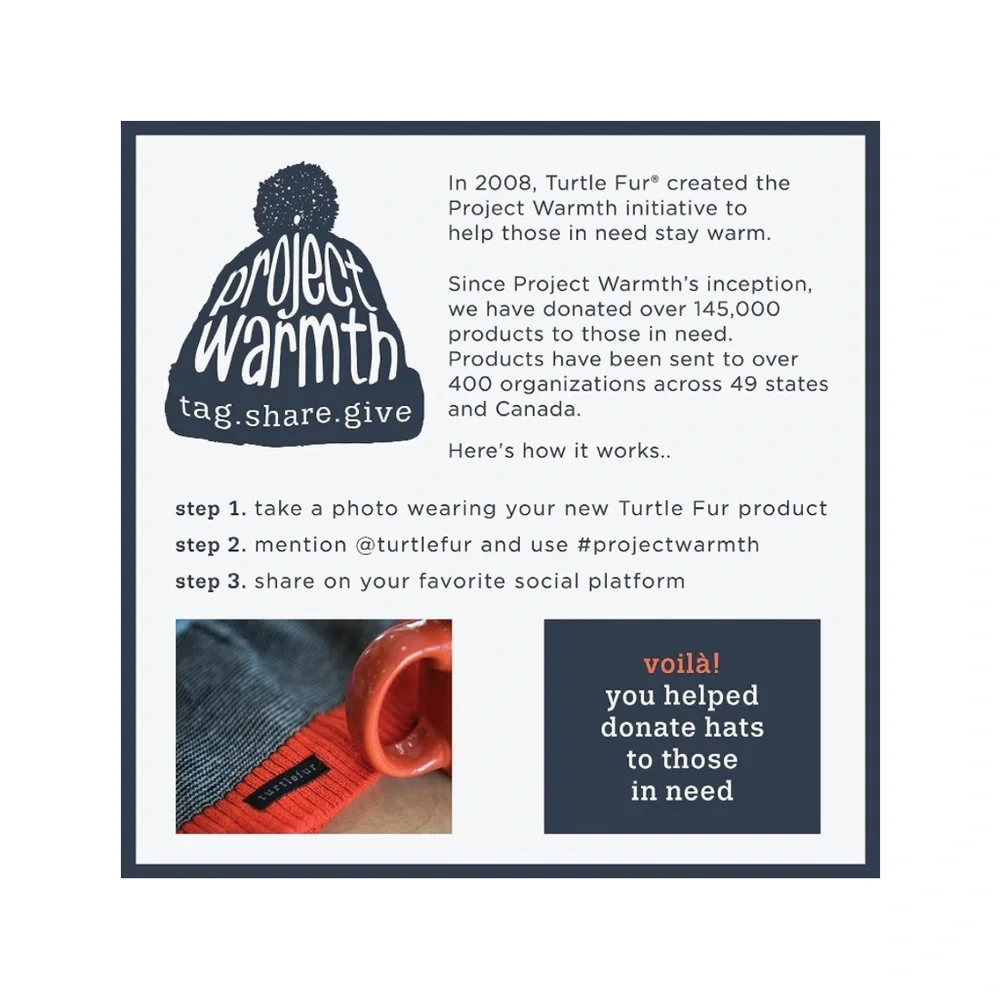 NWT Turtle Fur Nepal Mika Hand Knit Wool Beanie in “Denim blue” 😍 - Picture 2 of 4